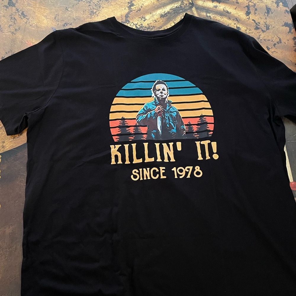 Friday the 13th KILLIN’ IT! SINCE 1978 Jason Voorhees T-Shirt Size 5XL Black